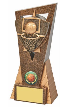 Antique Gold Basketball Edge Trophy Ant Gold 18cm
