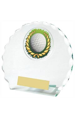 Jade Glass Golf Ball Award Jade 12cm