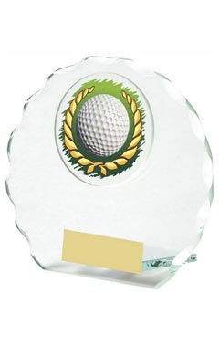 Jade Glass Golf Ball Award Jade 10cm