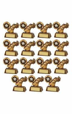 Resin Boot Award - 15 Awards Ant Gold 8cm