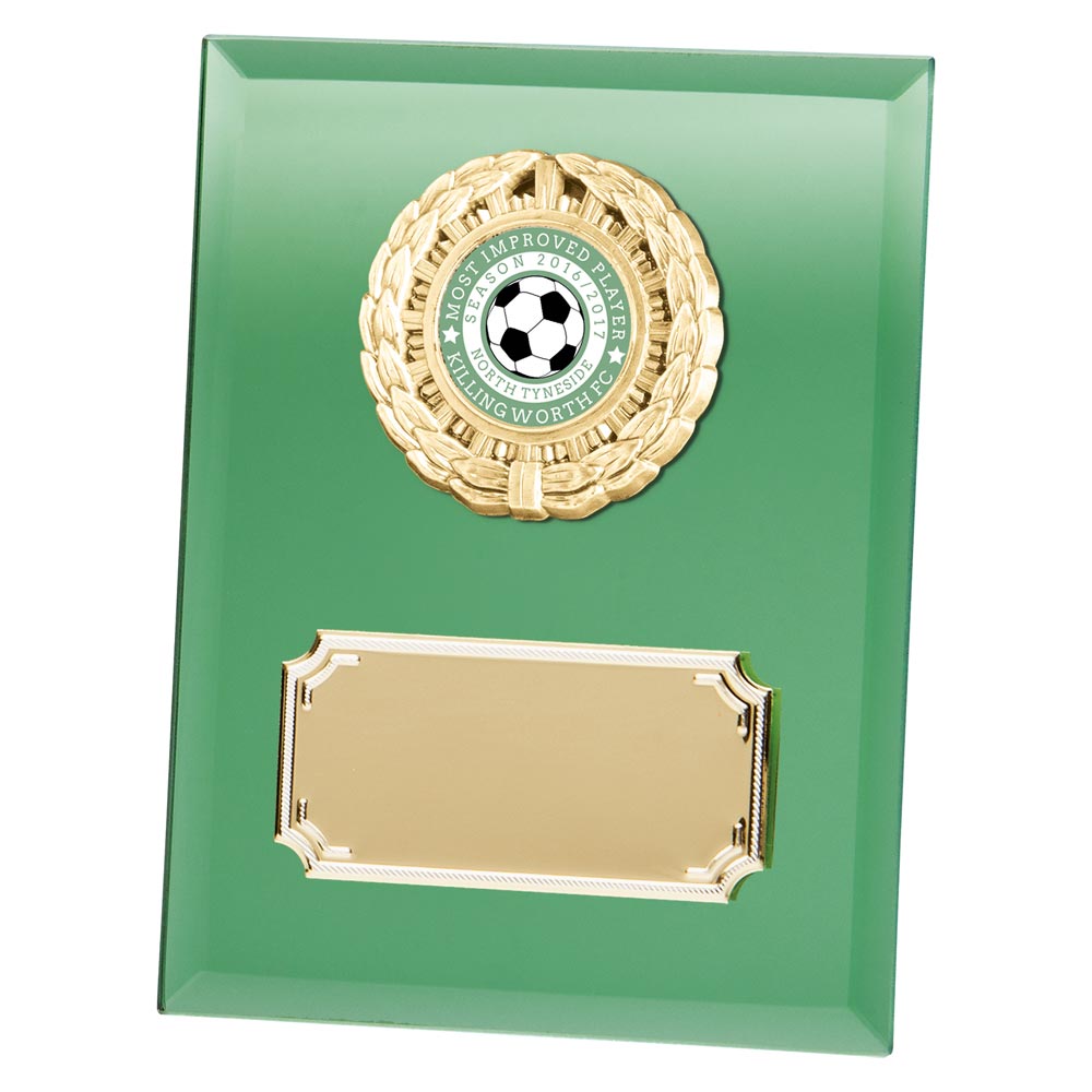 Mirage Multisport Mirror Plaque Green 150mm