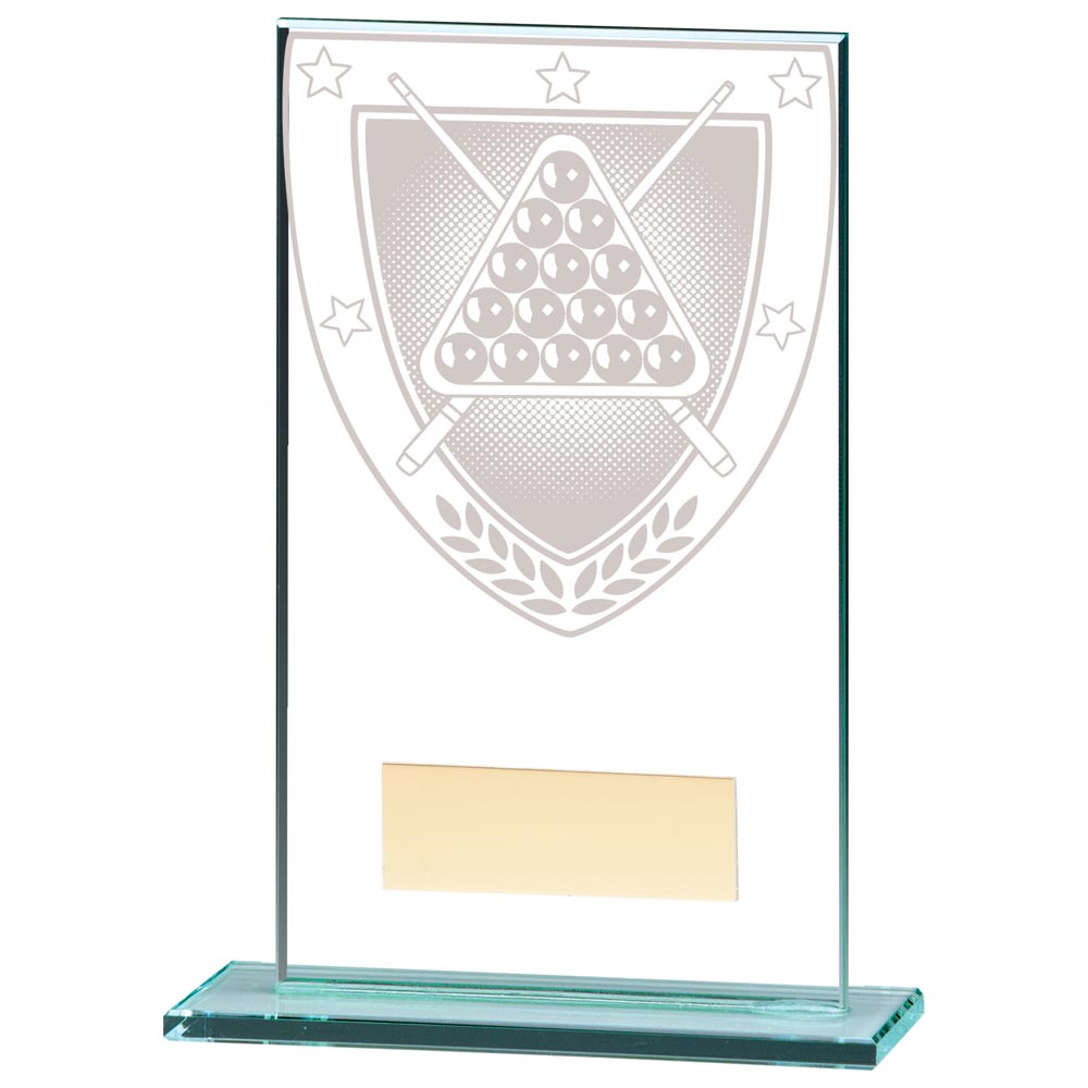 Millennium Snooker Jade Glass Award 140mm