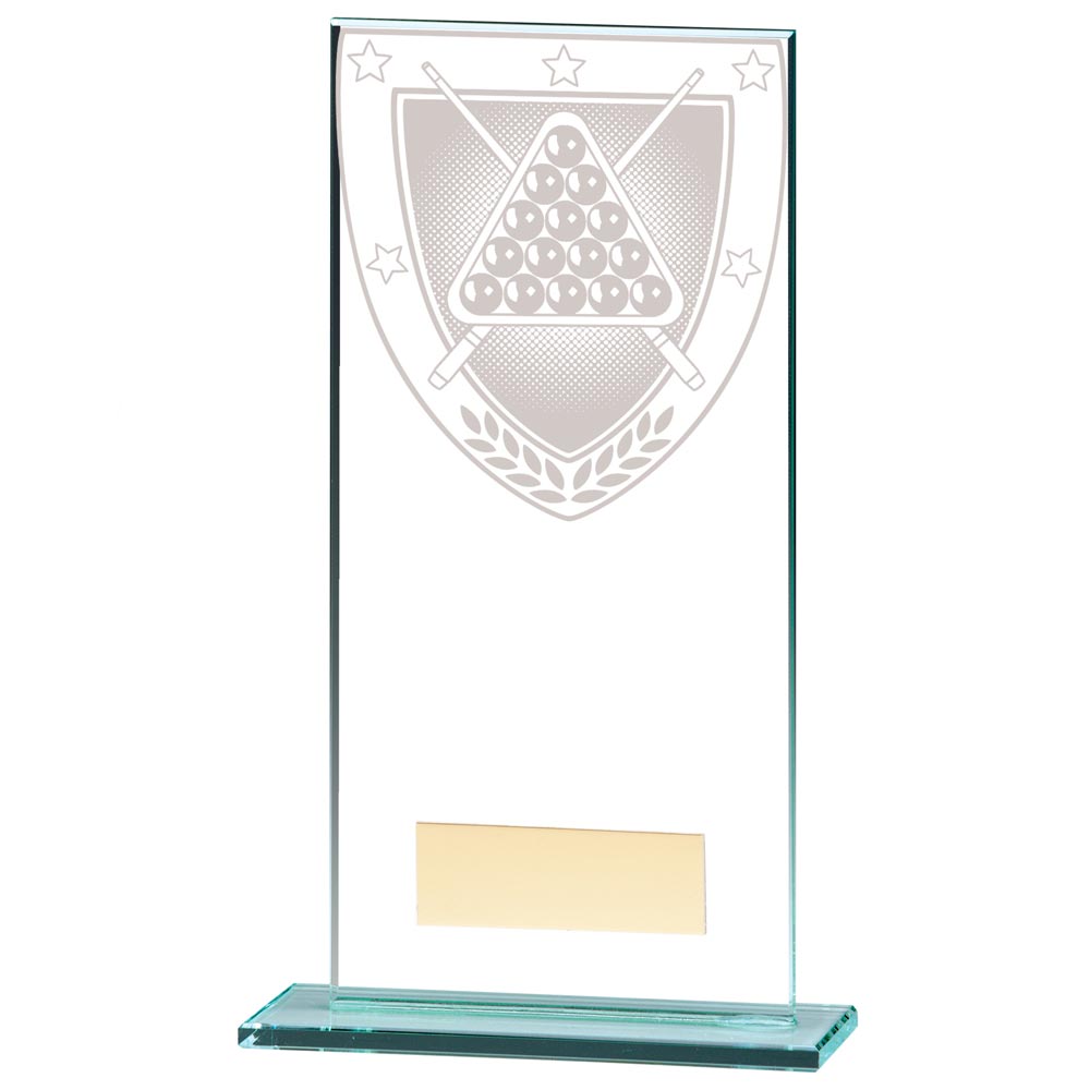 Millennium Snooker Jade Glass Award 180mm