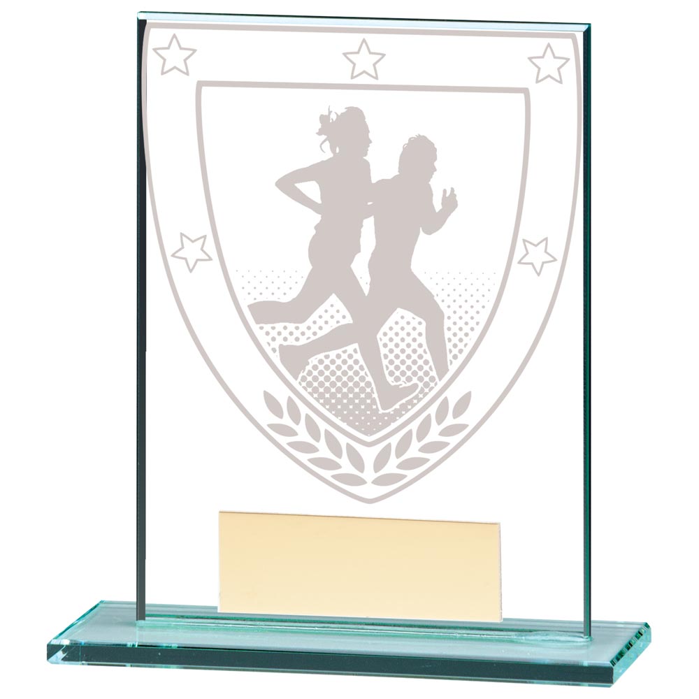 Millennium Running Jade Glass Award 110mm