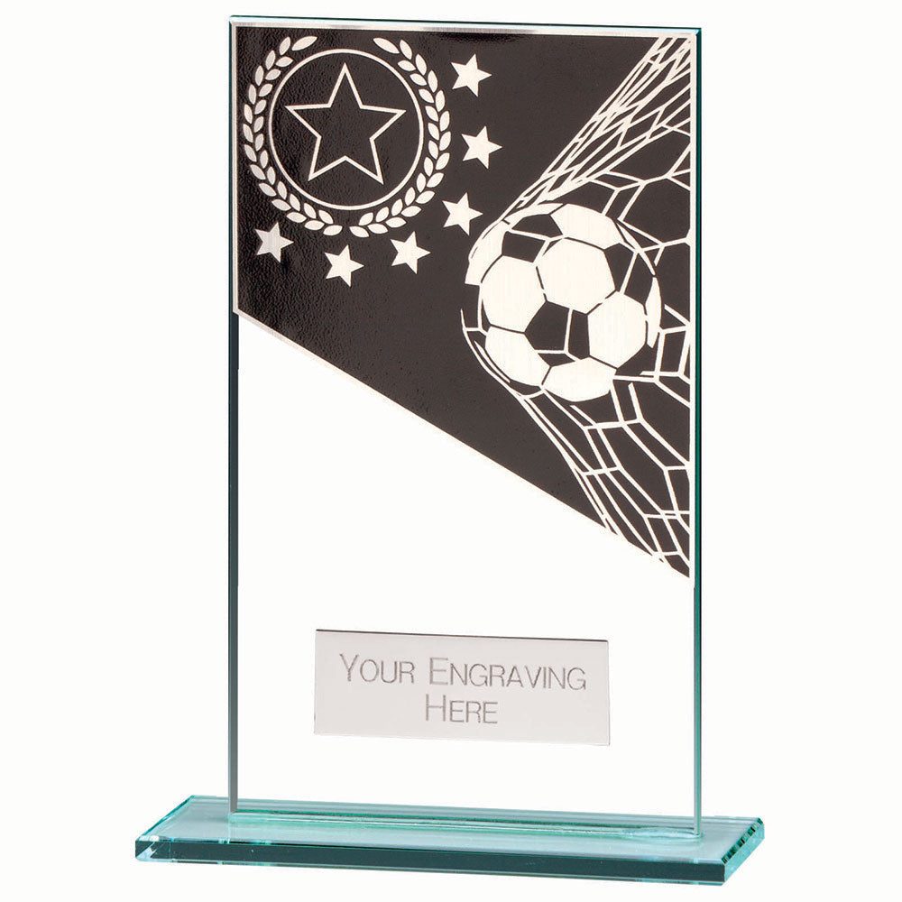 Mustang Football Jade Glass Award 140mm