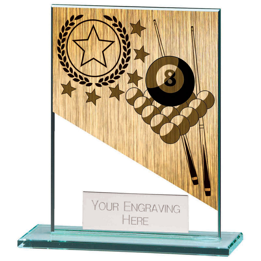 Mustang Pool Jade Glass Award 110mm