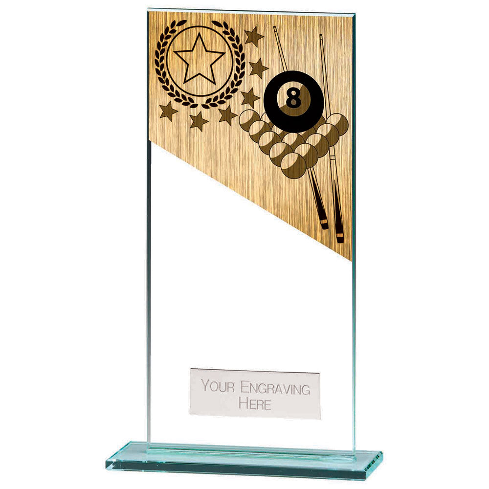 Mustang Pool Jade Glass Award 180mm