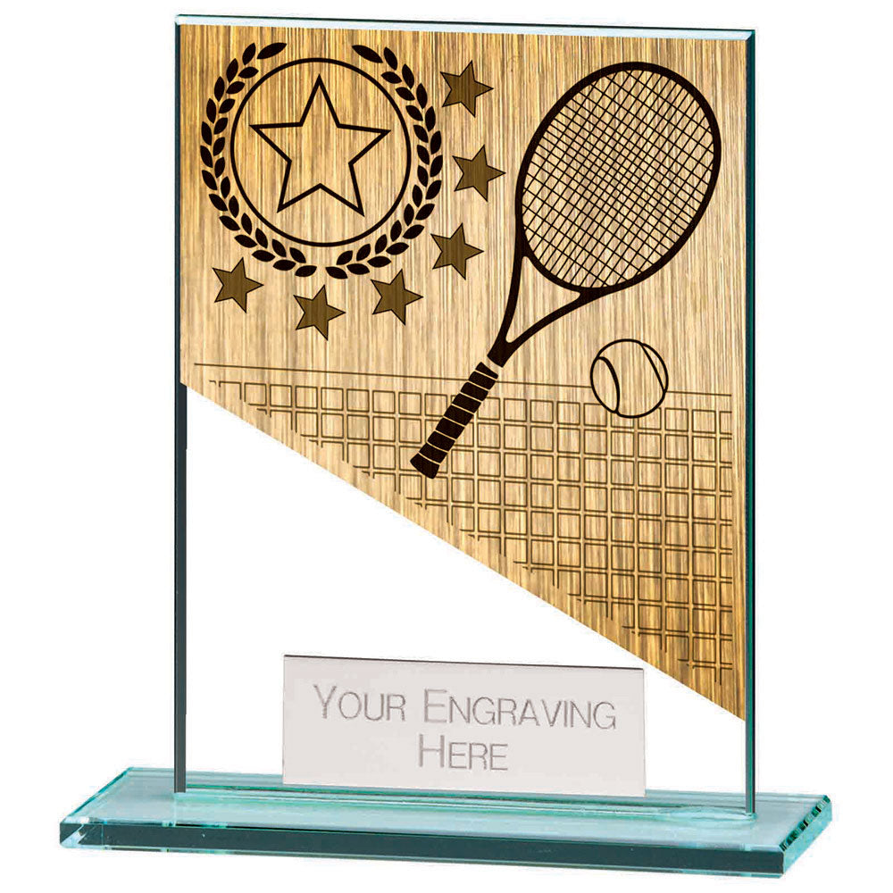 Mustang Tennis Jade Glass Award 110mm