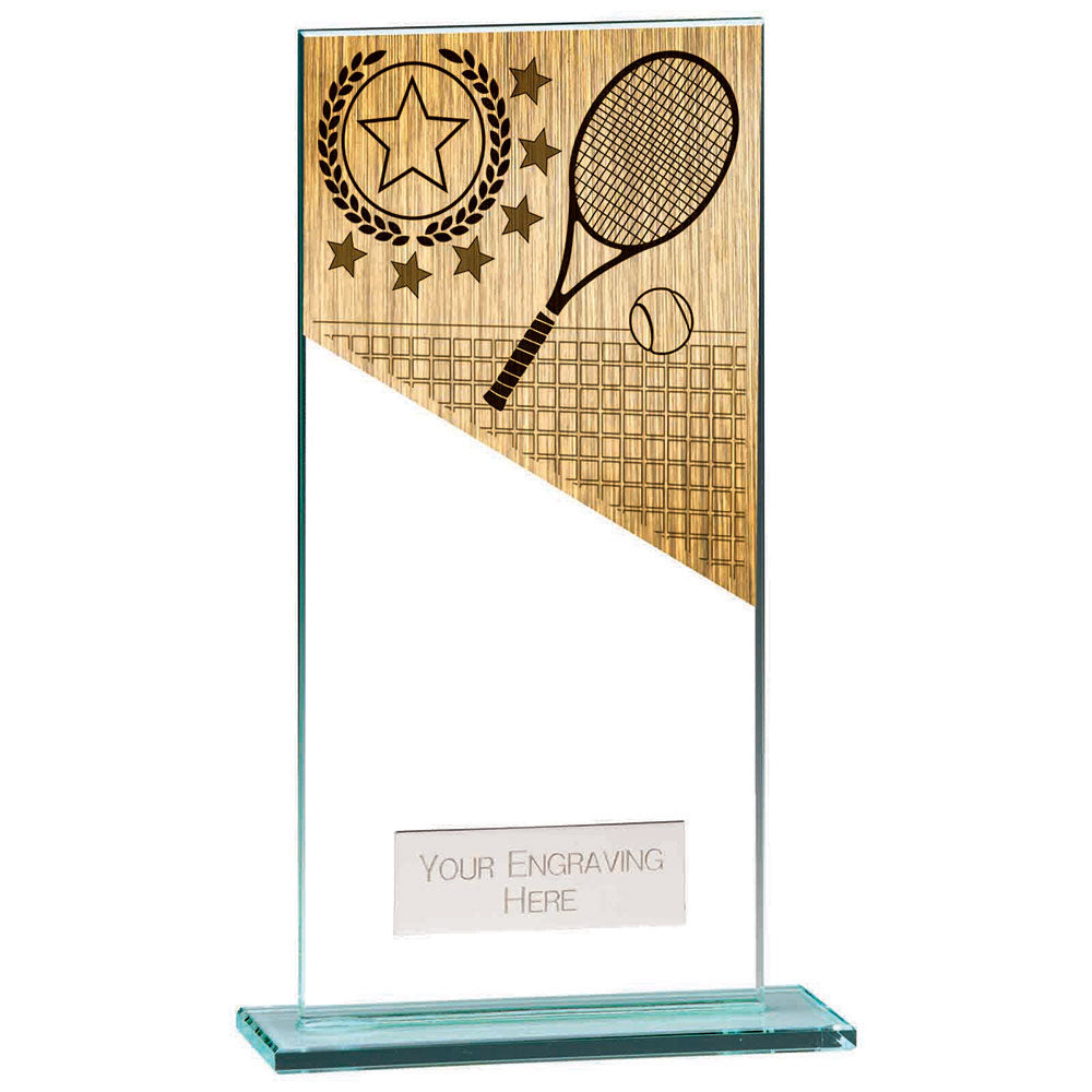 Mustang Tennis Jade Glass Award 180mm