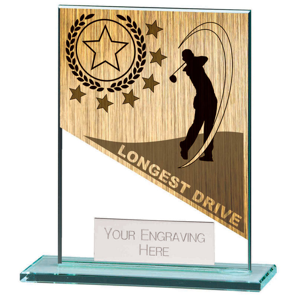Mustang Longest Drive Jade Glass Award 110mm