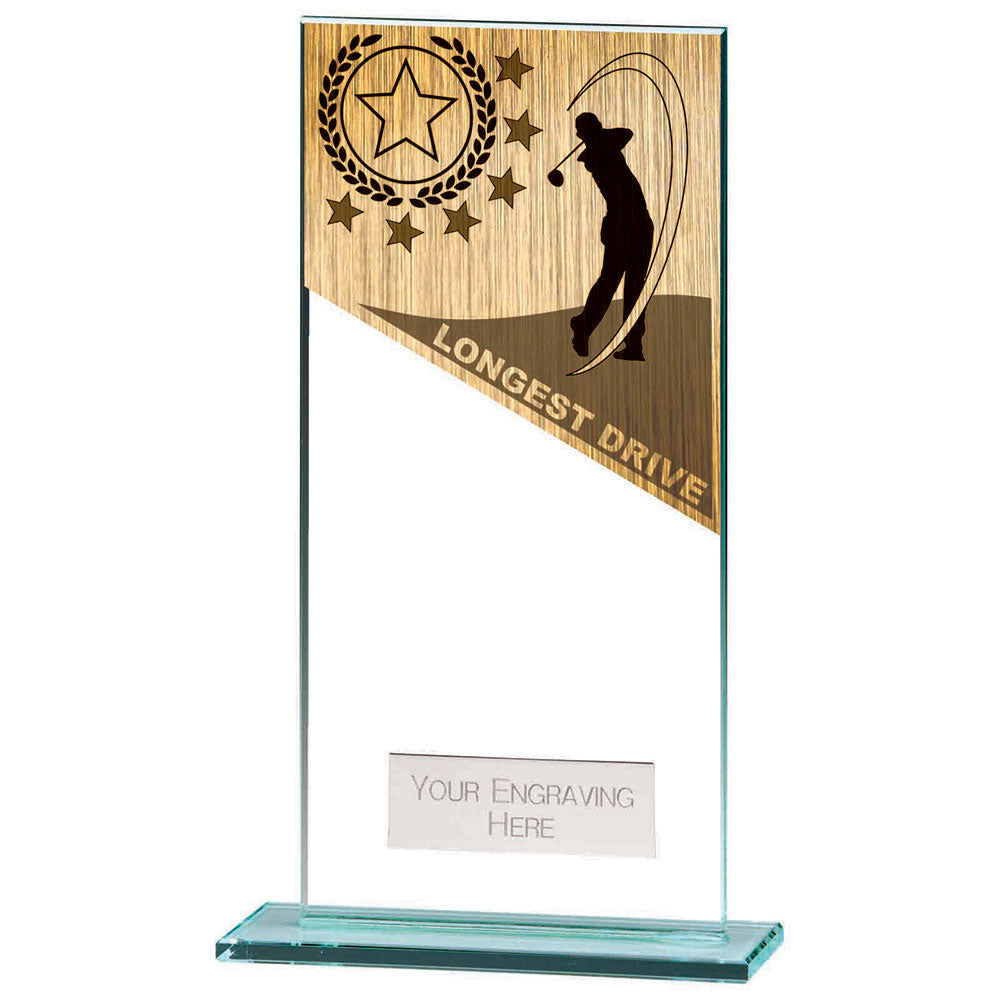 Mustang Longest Drive Jade Glass Award 180mm