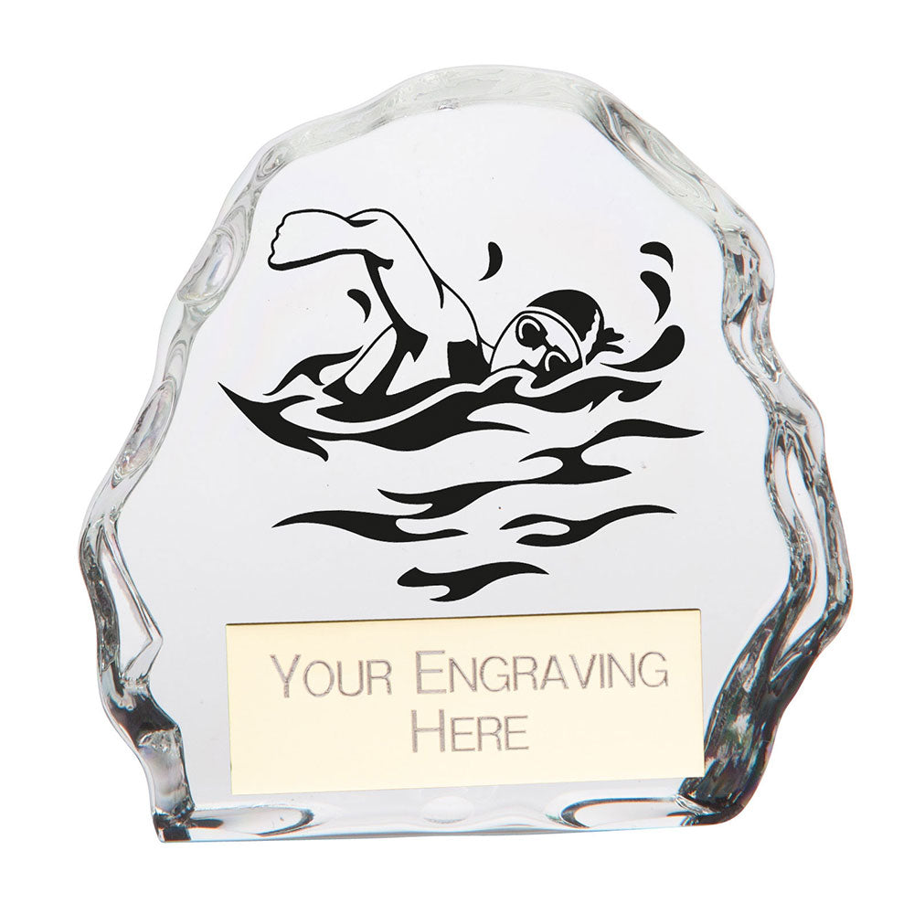 Mystique Swimming Glass Award 75mm