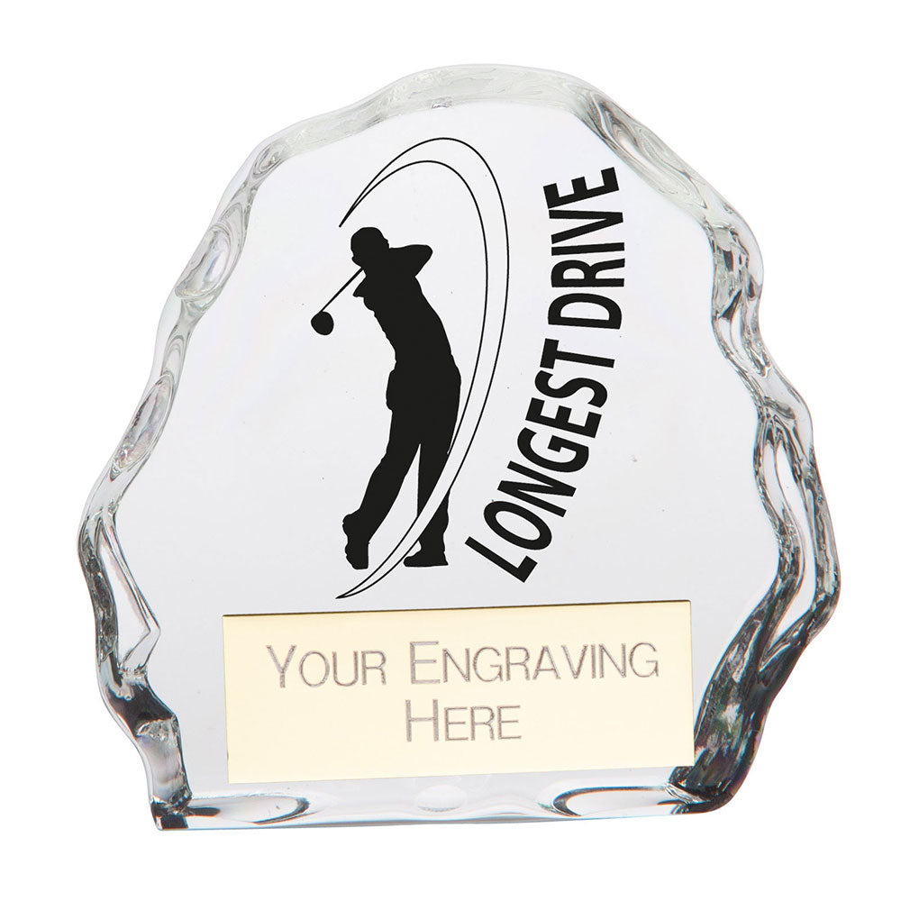 Mystique Longest Drive Glass Award 90mm