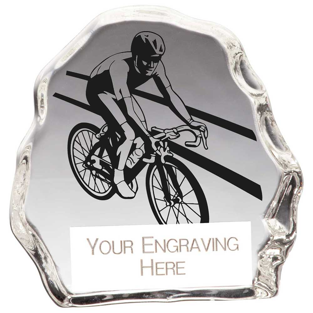 Mystique Cycling Glass Award 75mm