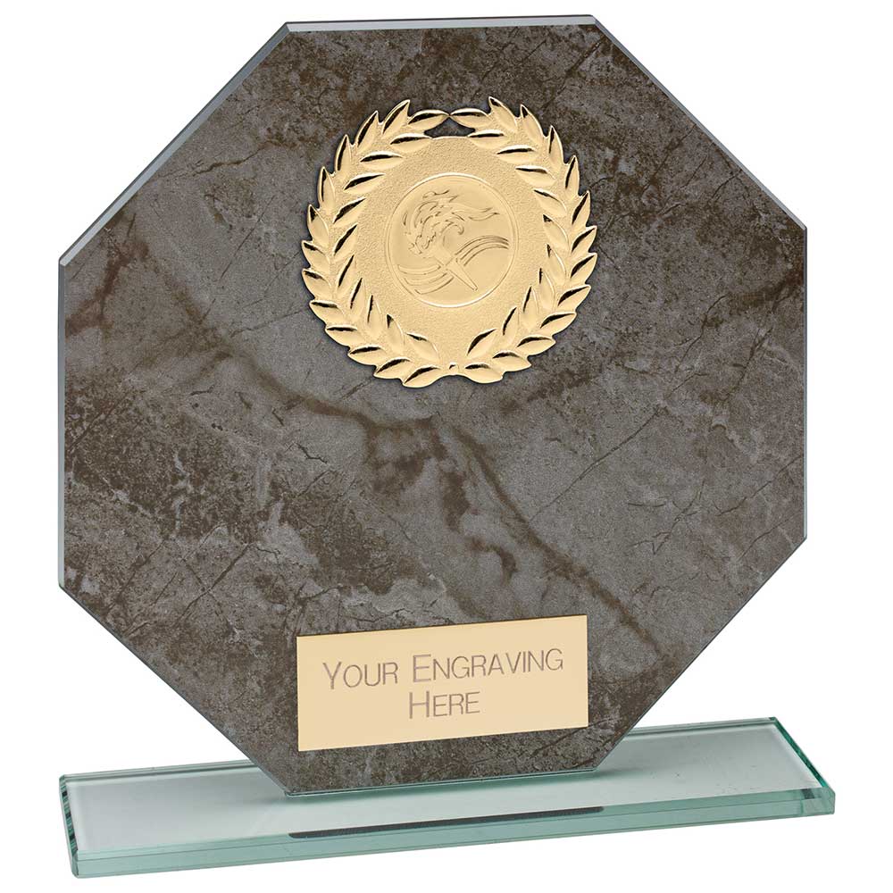 Quarry Marble Multisport Jade Glass Black 185mm