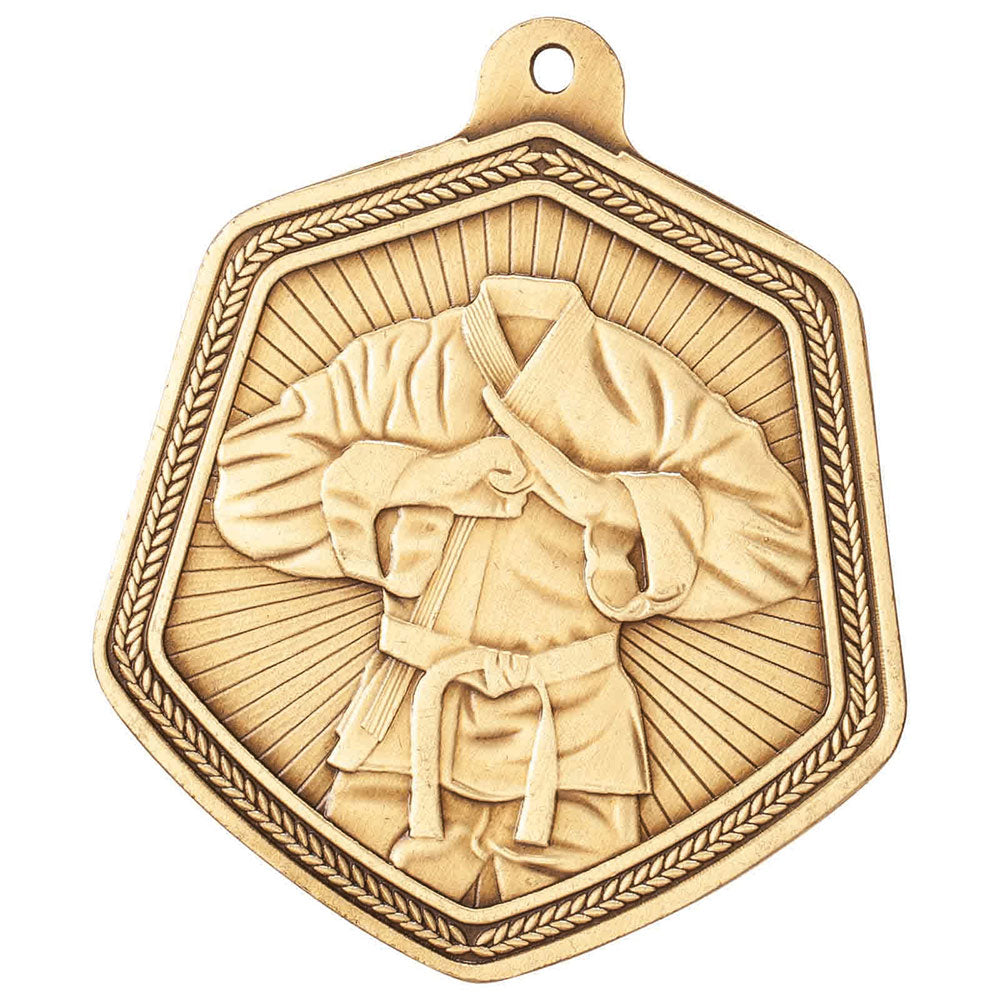 Falcon Martial Arts Medal Gold 65mm
