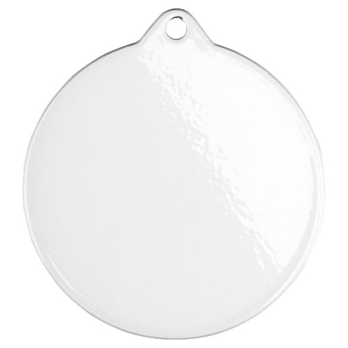 Plain White Round Medal Used For Sublimation - 2.75In