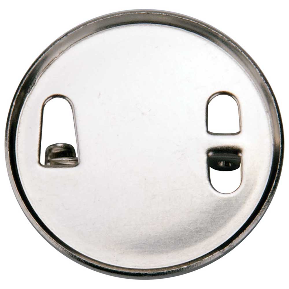 Custom Classic Silver Pin Badge 27mm MOQ 500