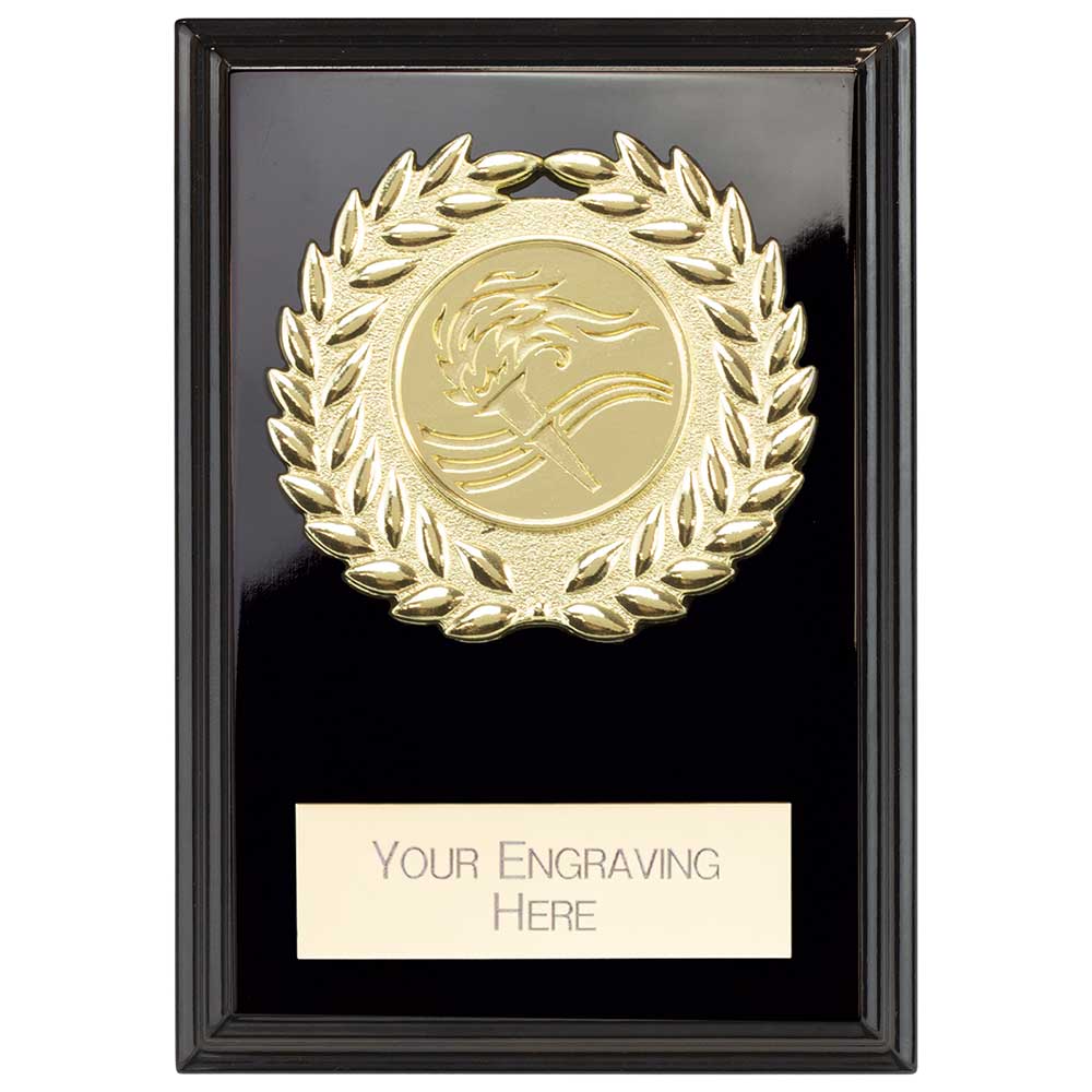 Reward Wreath Plaque Epic Black 80x60mm