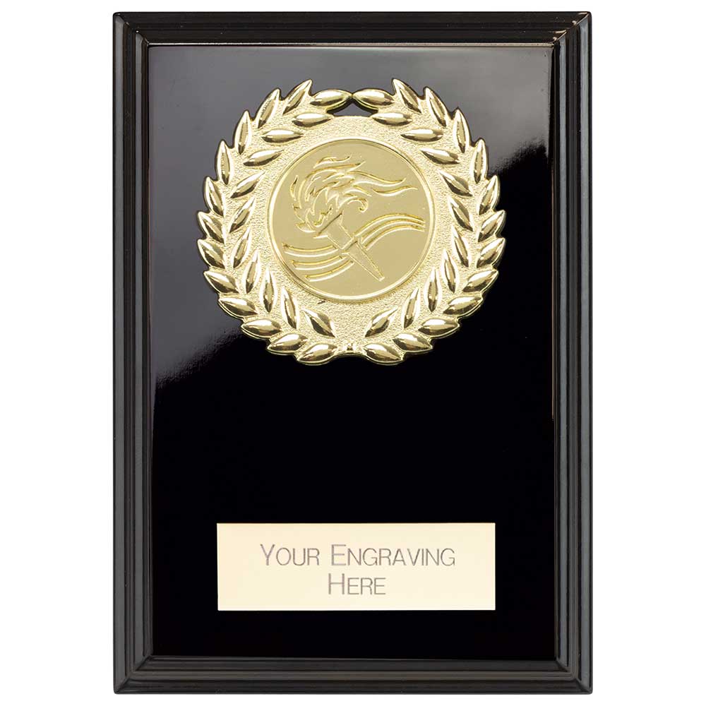 Reward Wreath Plaque Epic Black 100x75mm