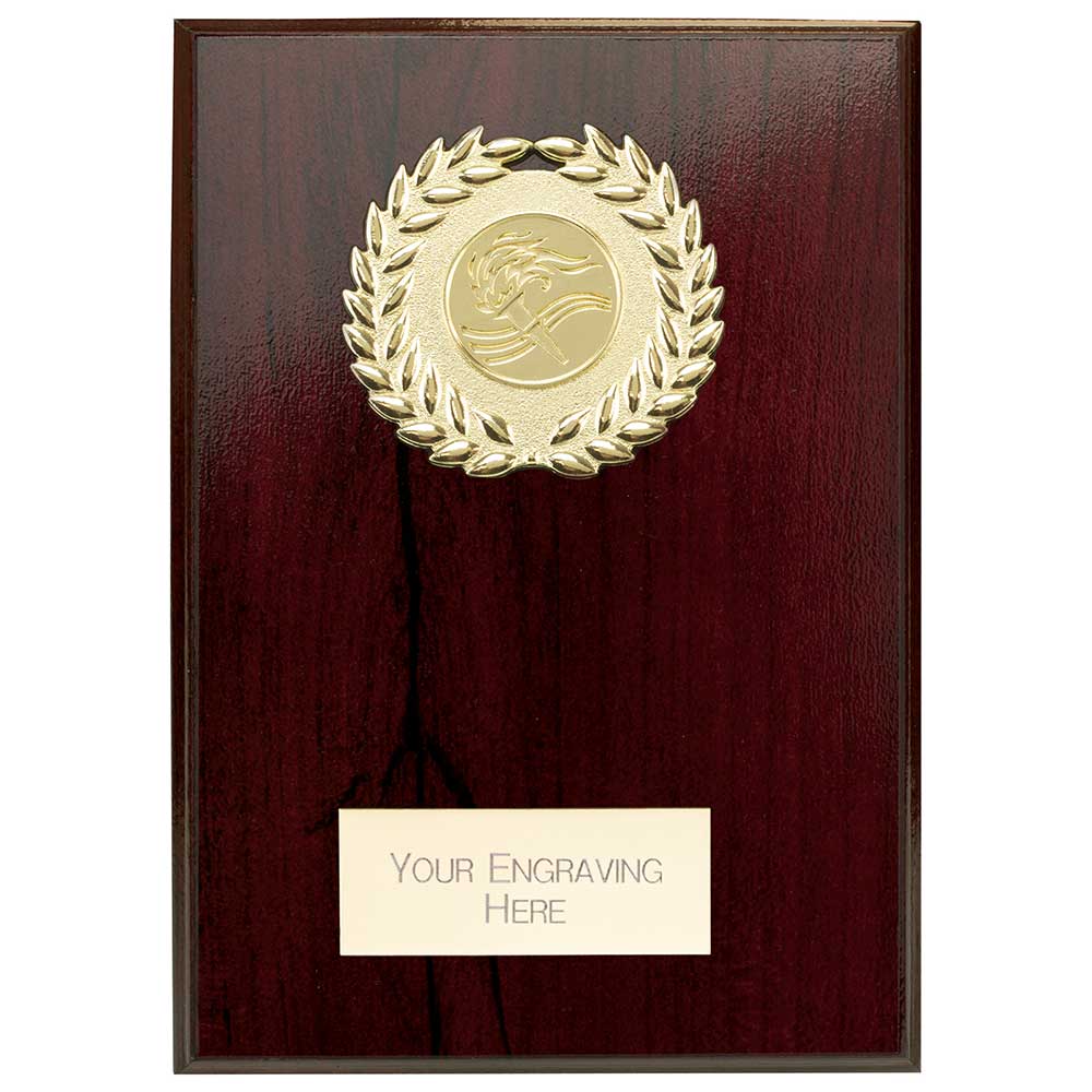 Reward Wreath Plaque Cracked Cherry 175x130mm