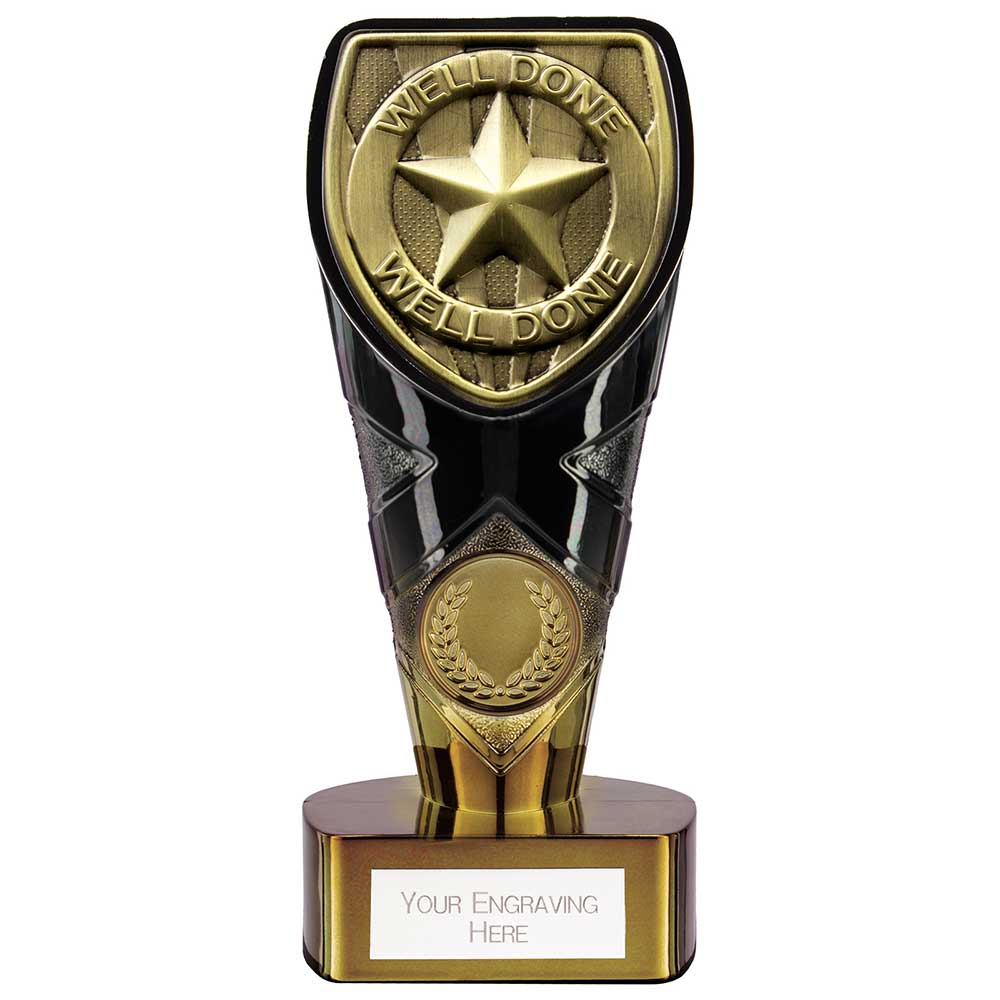 Fusion Cobra Well Done Award Black & Gold 150mm