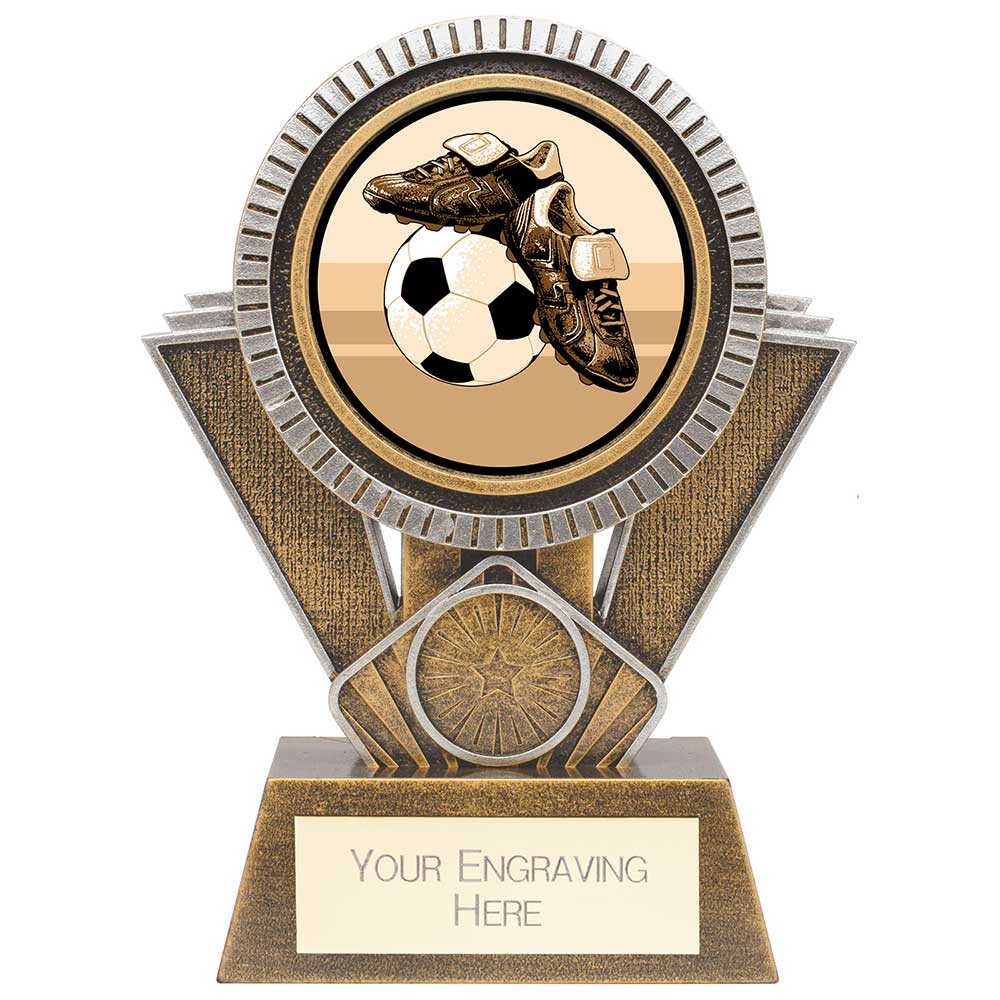 Apex Football Award Gold & Silver 155mm