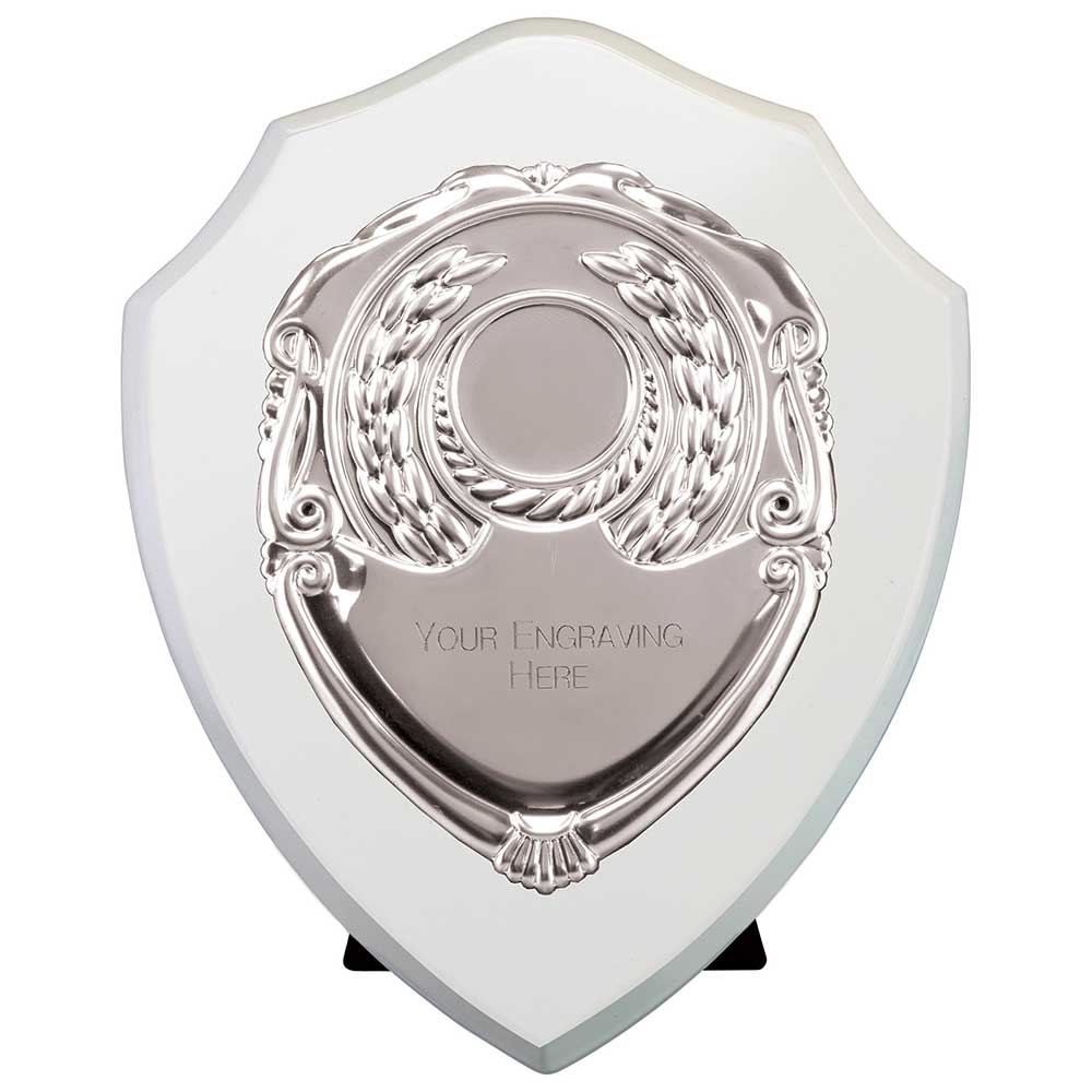 Reward Shield & Front Arctic White & Silver 150mm
