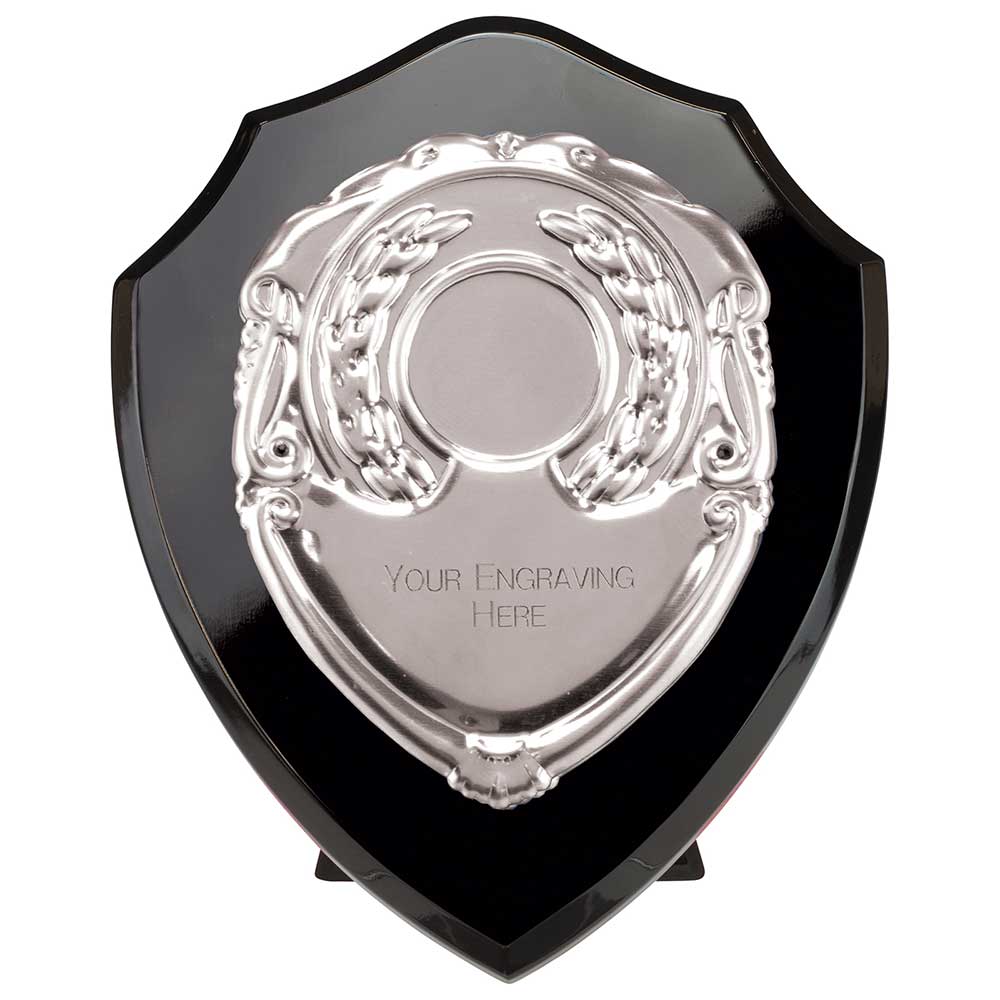 Reward Shield & Front Epic Black & Silver 125mm