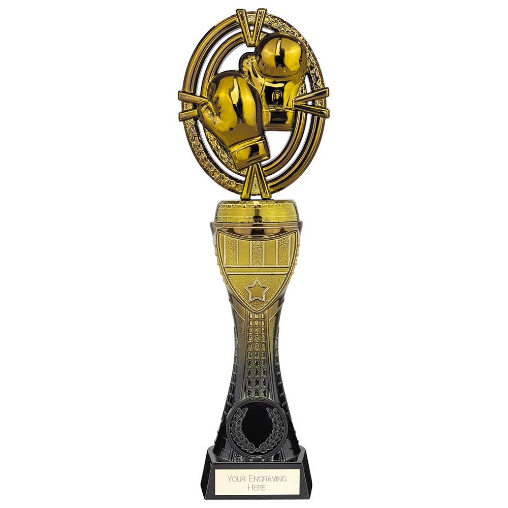 Maverick Heavyweight Boxing Award Black & Gold 230mm