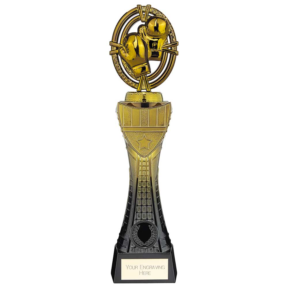 Maverick Heavyweight Boxing Award Black & Gold 290mm