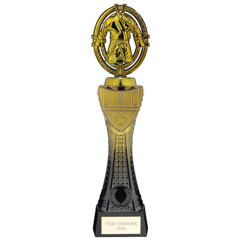 Maverick Heavyweight Martial Arts Award Black & Gold 290mm