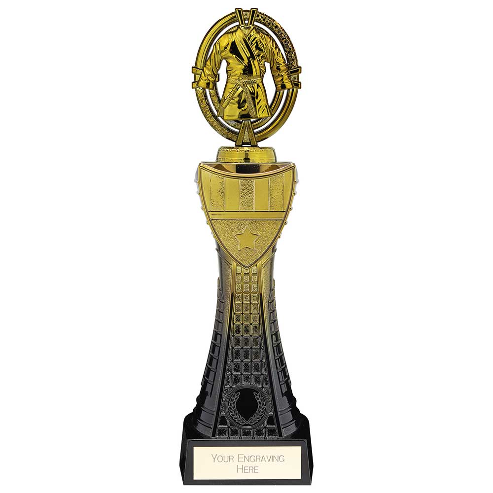 Maverick Heavyweight Martial Arts Award Black & Gold 315mm