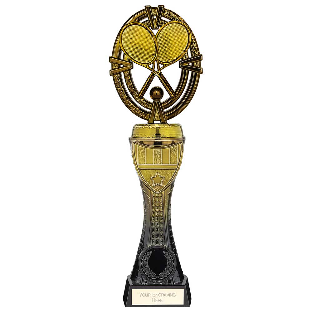 Maverick Heavyweight Tennis Award Black & Gold 230mm