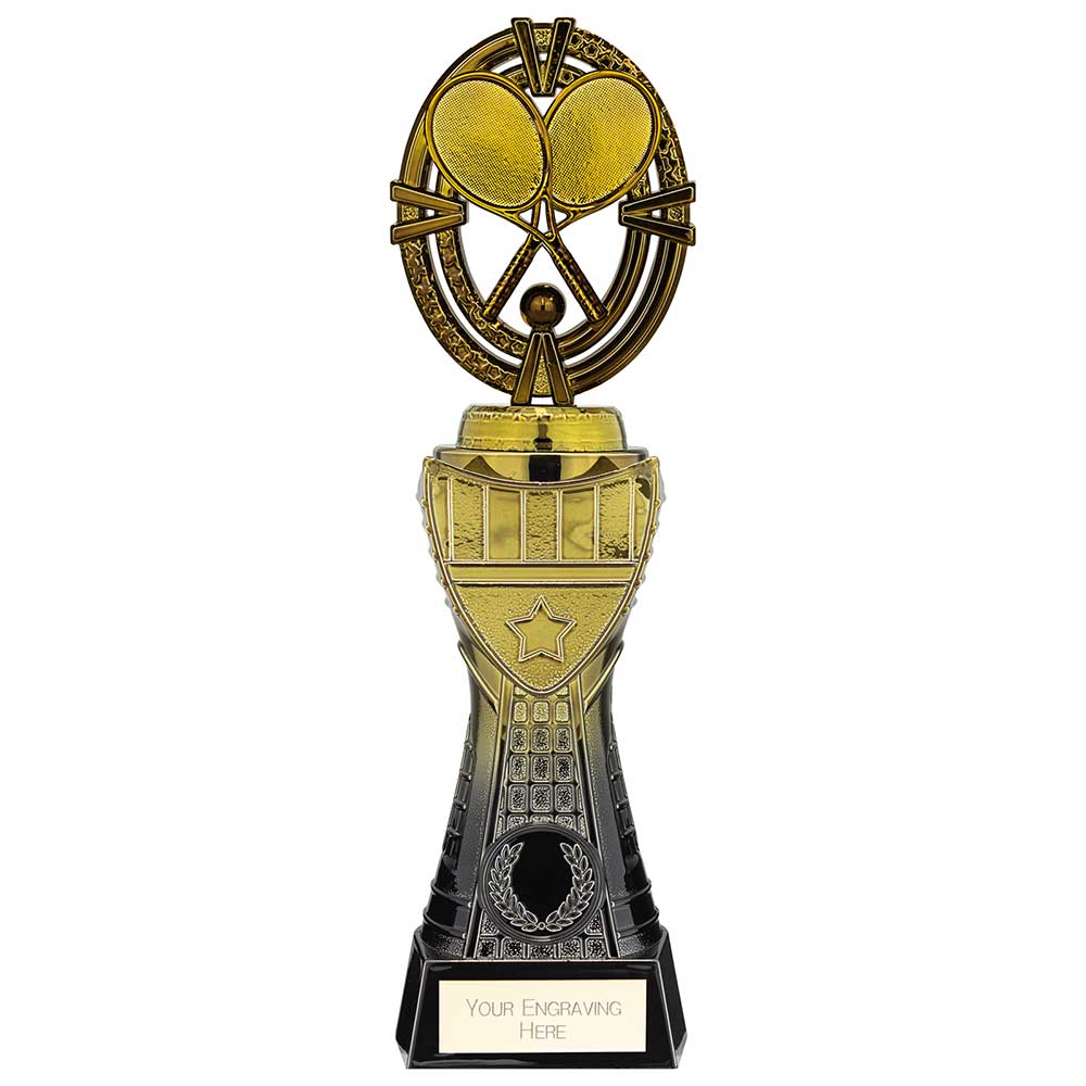Maverick Heavyweight Tennis Award Black & Gold 250mm