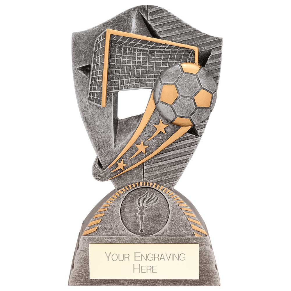 Phantom Football Award Antique Gold & Silver 155mm