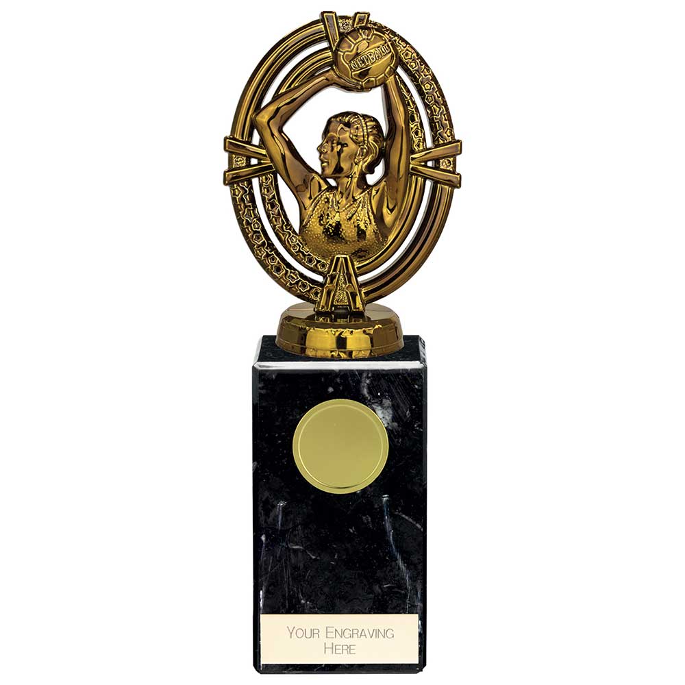 Maverick Legend Netball Award Fusion Gold 200mm
