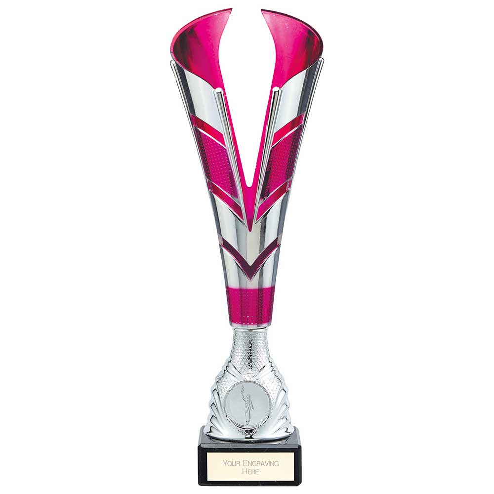 Ranger Premium Cup Silver & Pink 300mm