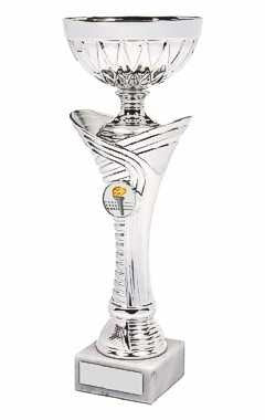 Silver Trophy Cup Silver 25cm