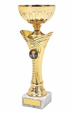 Gold Trophy Cup Gold 22.5cm