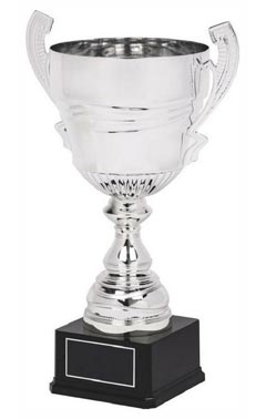 Silver Presentation Cup with Handles Silver 48cm