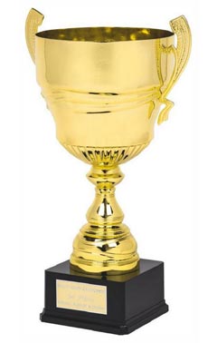 Gold Presentation Cup with Handles Gold 54cm