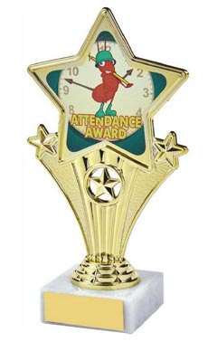 Fun Star Award - Attendance Gold 18cm