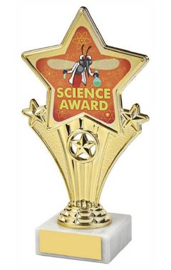 Fun Star Award - Science Gold 18cm