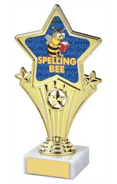 Fun Star Award - Spelling Bee Gold 18cm