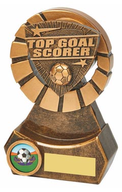 Top Goal Scorer Resin Award Ant Gold 14cm