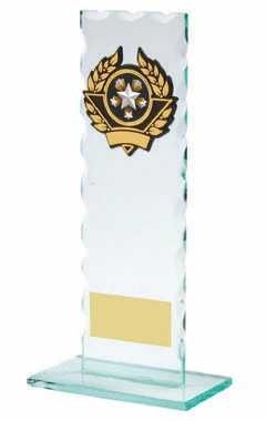 Jade Glass Award with Trim Jade 20.5cm