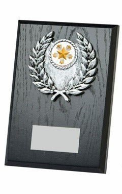 Black Wood Plaque Award Black 10cm