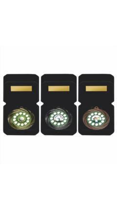 70mm Golf Medal in Luxury Case Gold 7cm