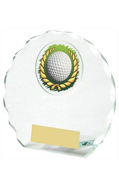 Jade Glass Golf Ball Award Jade 11cm
